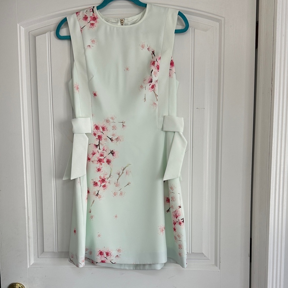 Ted Baker London Mint Floral Midi Dress